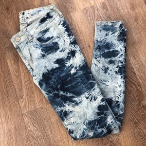 American Eagle Tie Dye Jeggings